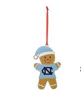 UNC Gingerbread Man Ornament